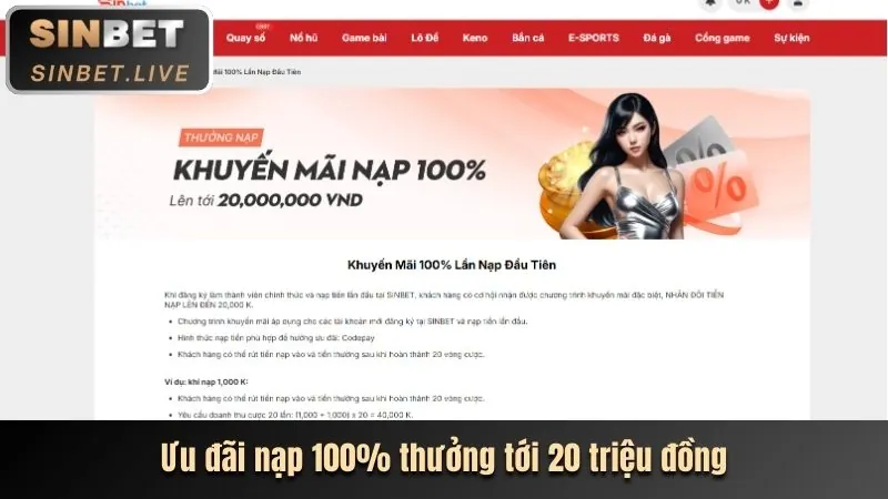 Hình ảnh khuyến mãi chào mừng thành viên mới tại W888 Casino